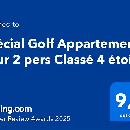 Special Golf Pour 2 Pers Classe 4 Etoiles Lejlighed